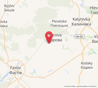 Map of Motovylivka, Kiev