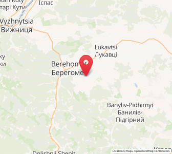 Map of Myhove, Chernivtsi