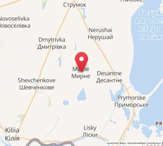 Map of Myrne, Odessa