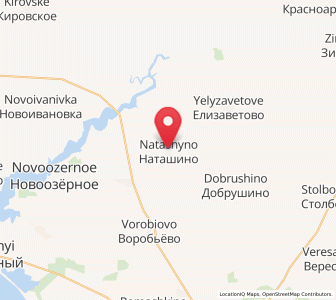 Map of Natashino, Crimea
