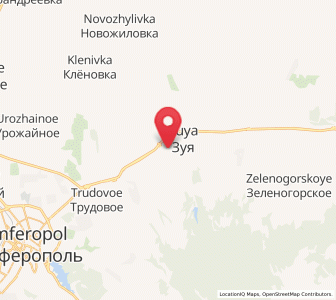 Map of Nizhniye Oreshniki, Crimea