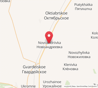Map of Novoandreyevka, Crimea