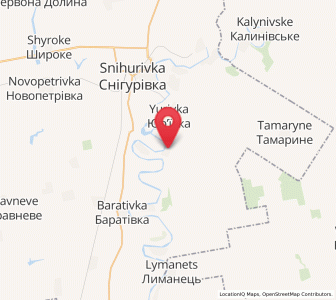 Map of Novokondakove, Mykolaiv