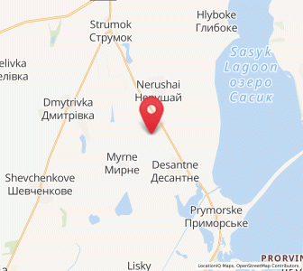 Map of Novomykolaivka, Odessa