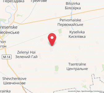 Map of Novomykolaivka, Mykolaiv