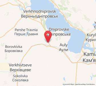Map of Novomykolayivka, Dnipropetrovsk
