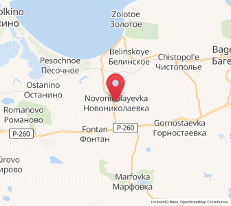 Map of Novonikolayevka, Crimea