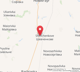 Map of Novopoltavka, Mykolaiv