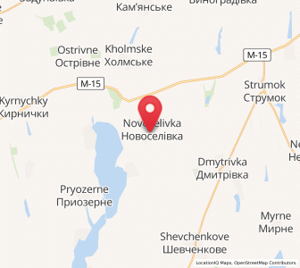 Map of Novoselivka, Odessa