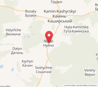 Map of Nuino, Volyn