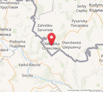 Map of Oleksiivka, Odessa