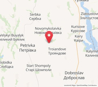 Map of Onyskove, Odessa