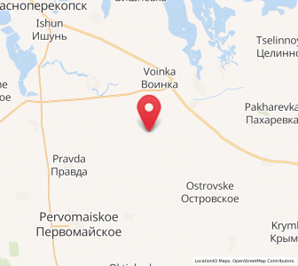 Map of Orlovskoye, Crimea