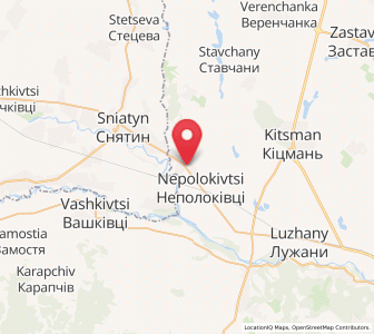 Map of Orshivtsi, Chernivtsi