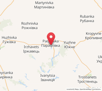 Map of Parafiivka, Chernihiv