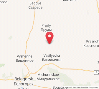 Map of Pavlovka, Crimea