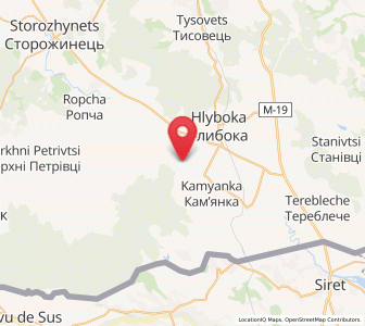 Map of Petrichanka, Chernivtsi