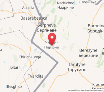 Map of Pidhirne, Odessa