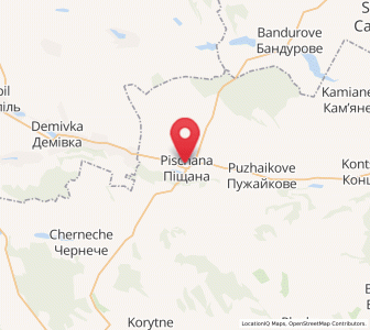 Map of Pischchana, Odessa