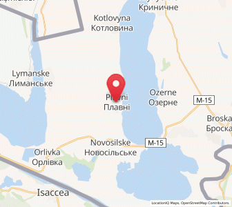 Map of Plavni, Odessa