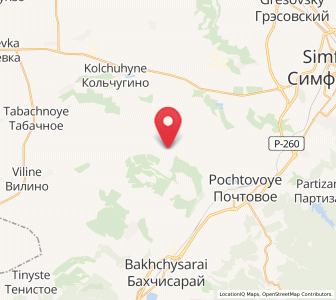 Map of Plodovoye, Crimea