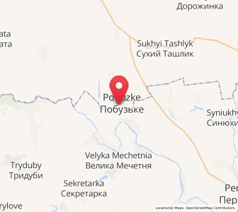 Map of Pobuzke, Kirovohrad