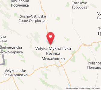 Map of Polezne, Odessa