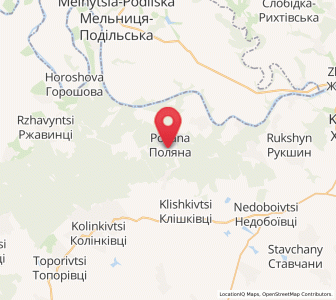 Map of Poliana, Chernivtsi