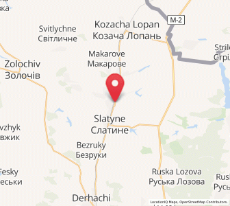 Map of Prudianka, Kharkiv
