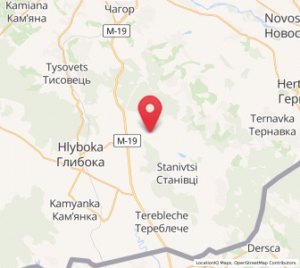 Map of Pryvoroky, Chernivtsi