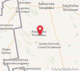 Map of Rosiianivka, Odessa