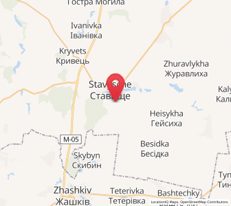 Map of Rozkishna, Kiev