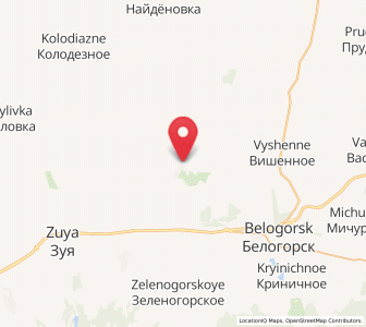 Map of Rusakovka, Crimea