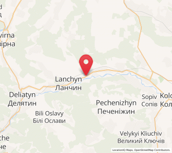 Map of Sadzhavka, Ivano-Frankivsk