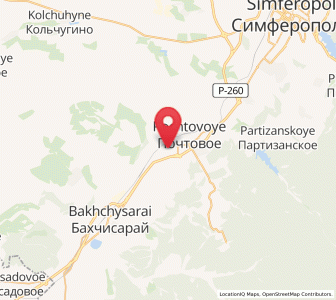 Map of Sevastyanovka, Crimea