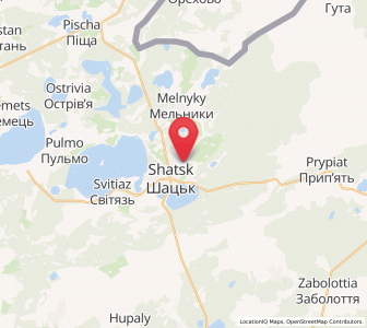 Map of Shatsk, Volyn