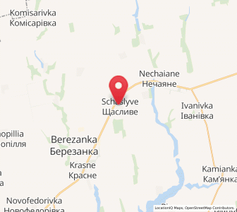 Map of Shchaslyve, Mykolaiv