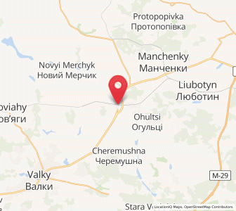 Map of Shlyakh, Kharkiv