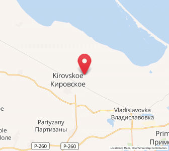Map of Sinitsyno, Crimea