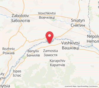 Map of Sloboda-Banyliv, Chernivtsi