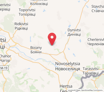 Map of Sloboda, Chernivtsi