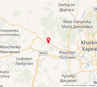 Map of Solonytsivka, Kharkiv