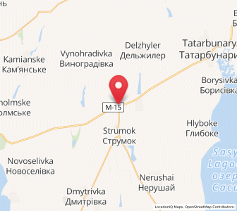 Map of Spaske, Odessa