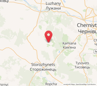 Map of Stari Broskivtsi, Chernivtsi