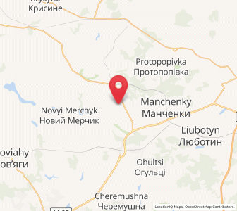 Map of Staryy Merchyk, Kharkiv