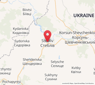 Map of Stebliv, Cherkasy
