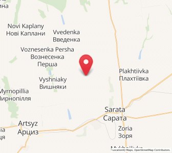 Map of Svitlodolynske, Odessa