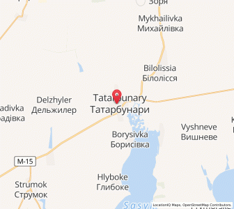 Map of Tatarbunary, Odessa