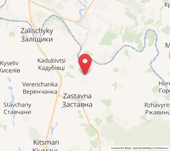 Map of Tovtry, Chernivtsi