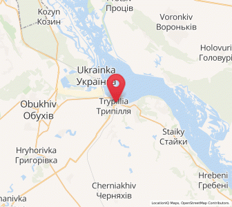 Map of Trypillia, Kiev